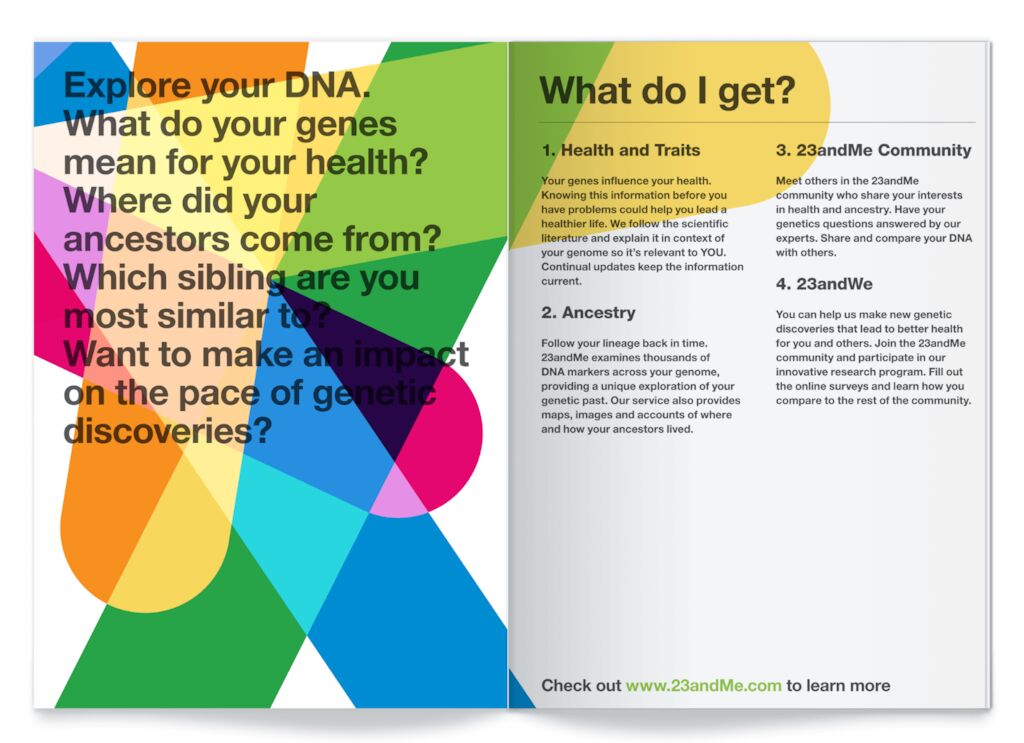 23andMe MetaDesign   23andme Brochure1 