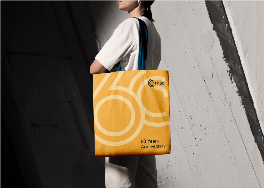 MSC Jubiläumsdesign Jutebeutel